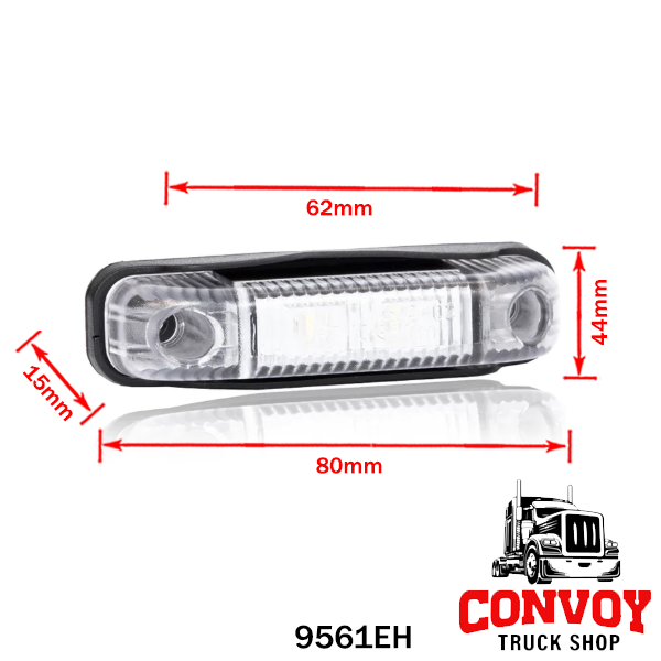 Lámpa helyzet LED szögletes