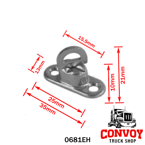 Ponyvapuble rotating ear baby buckle