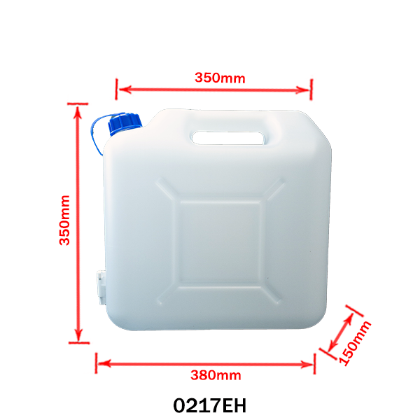 Plastic dispenser can 15l