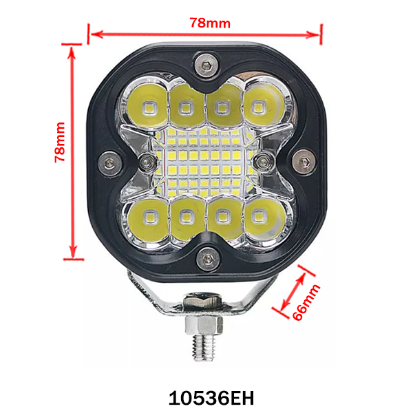 Work lamp LED square combined light 12/24V