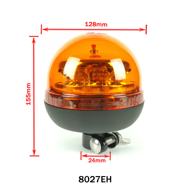 Flashing lamp yellow LED low