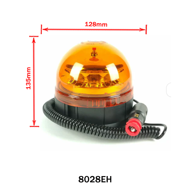 Flashing lamp yellow LED low