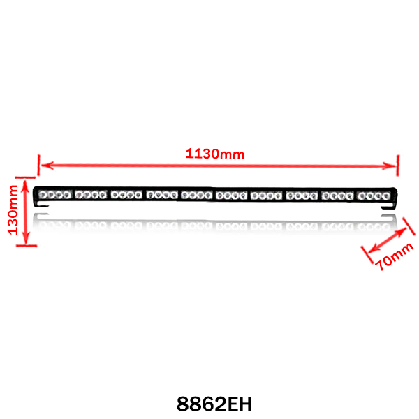 Yellow flashing light bridge diverting light with controller led