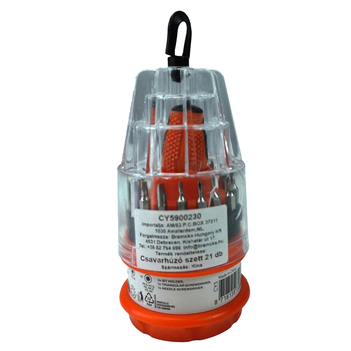 Csavarhúzó készlet 21 részes