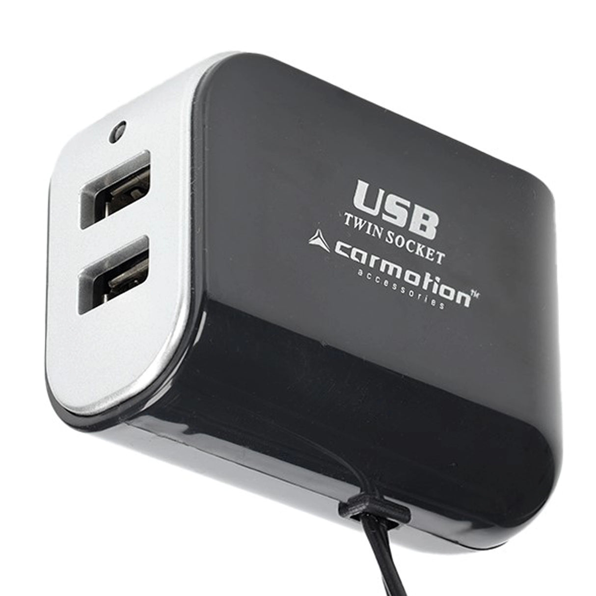 Dupla szivargyújtó elosztó 2 USB kimenettel 3.1A CARMOTION