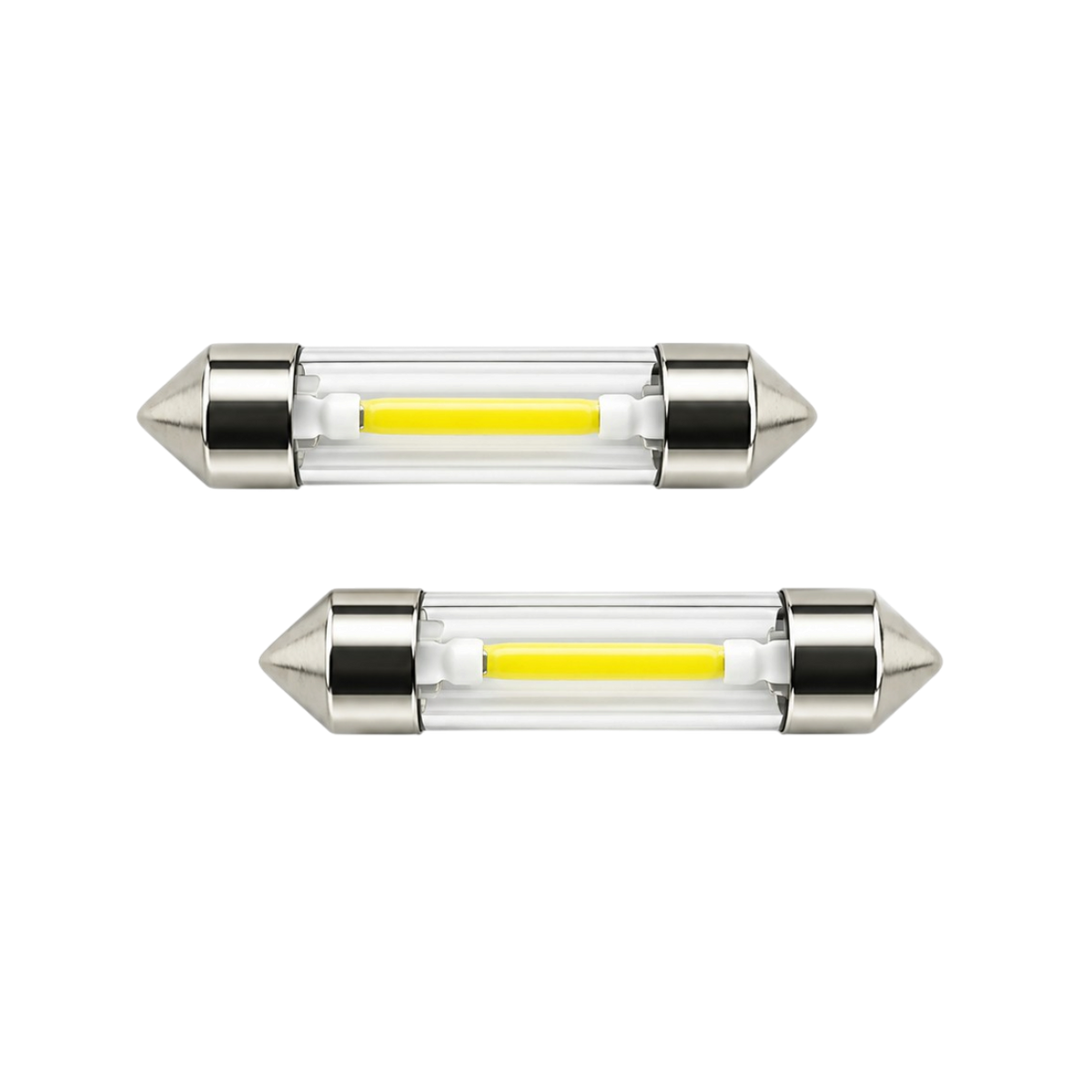 Szofita izzó 1 COB LED technológiával, fehér fénnyel 2 db