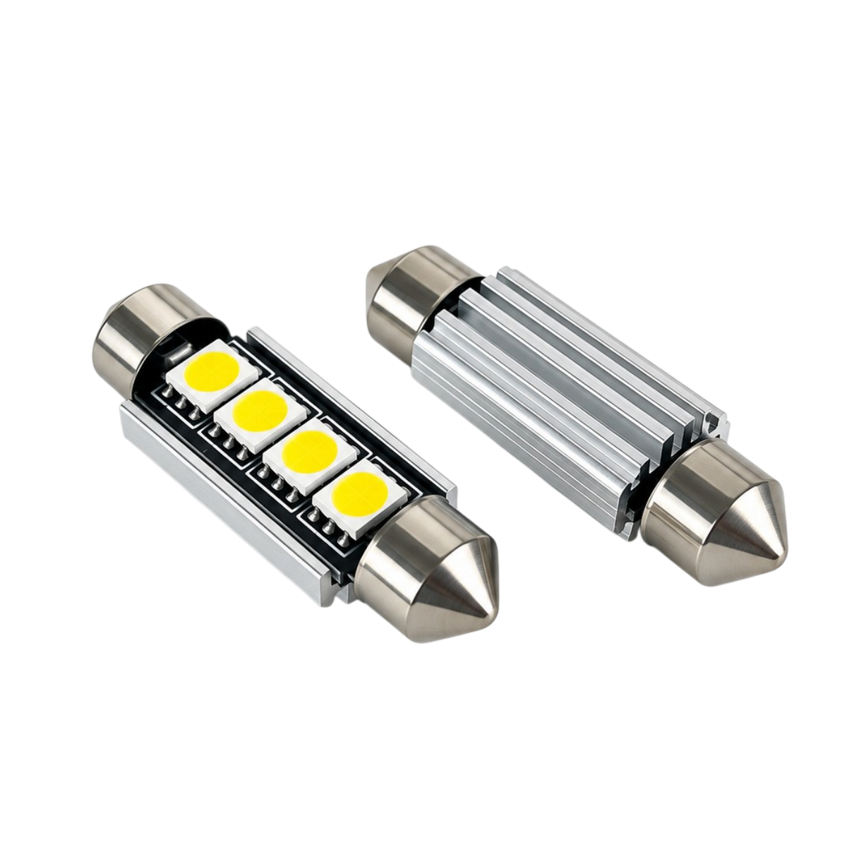 SMD LED szofita izzó 4 LED Canbus fehér