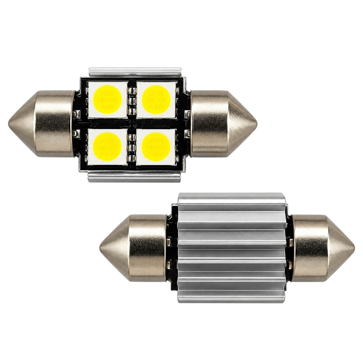 SMD LED szofita izzó 4 LED Canbus fehér