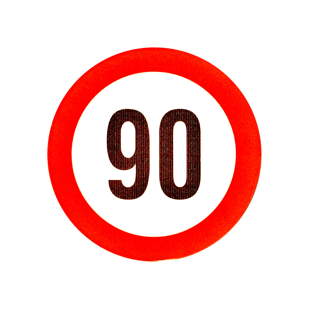 Reflective Speed Sticker - 19cm