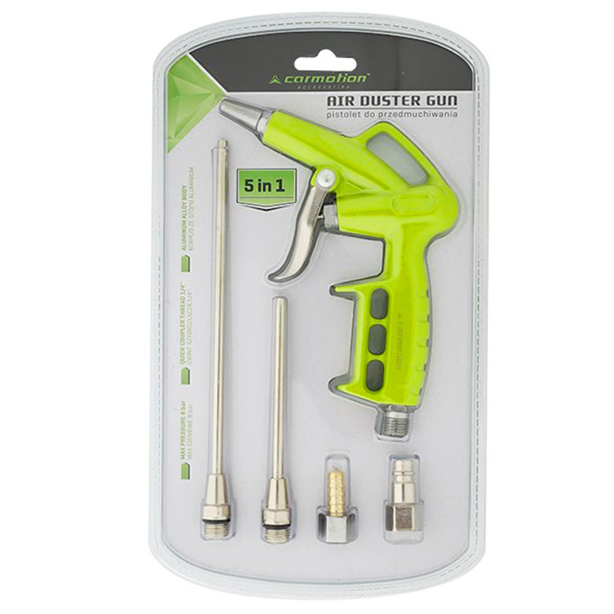 Fuvató pisztoly multifunkciós