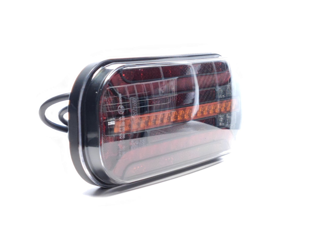 Lámpa LED 6 funkciós dinamikus indexxel prizmás 12/24V