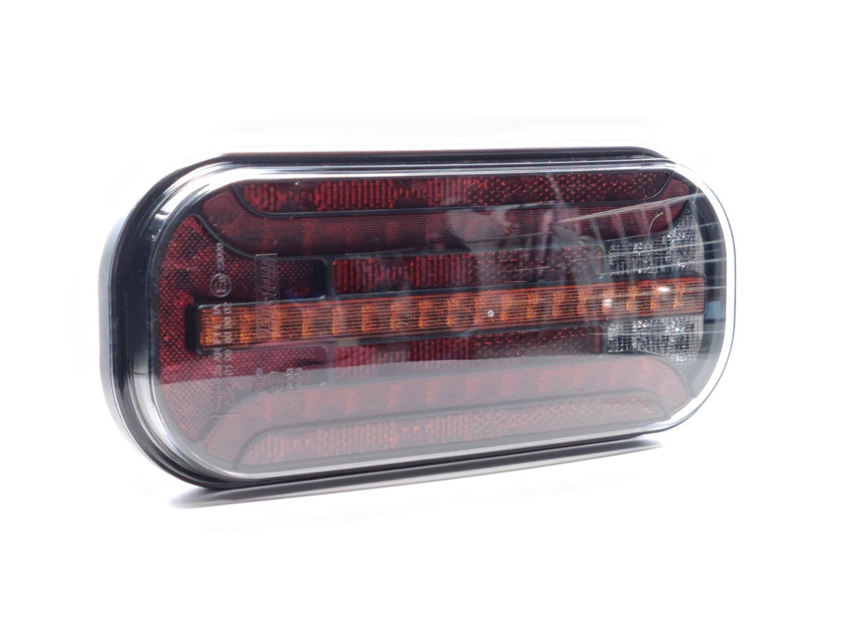 Lámpa LED 6 funkciós dinamikus indexxel prizmás 12/24V