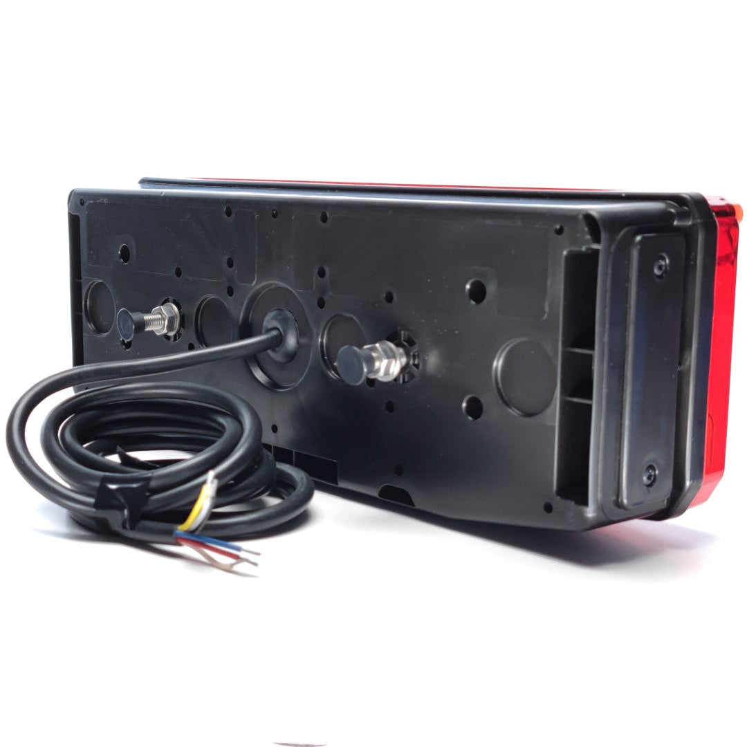 Lámpa LED 7 funkciós univerzális rendszámos 12-24V