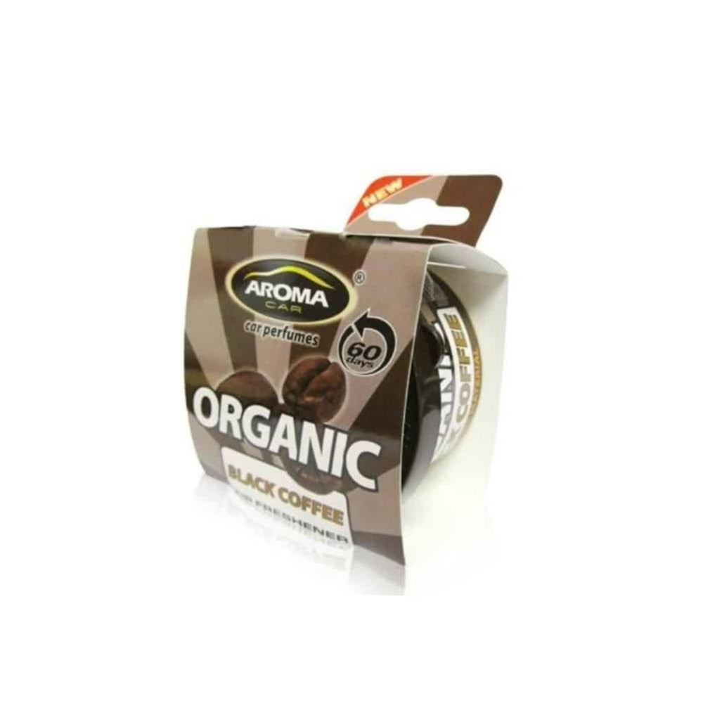 Autóillatosító konzerv Aroma Car Organic Black Coffee