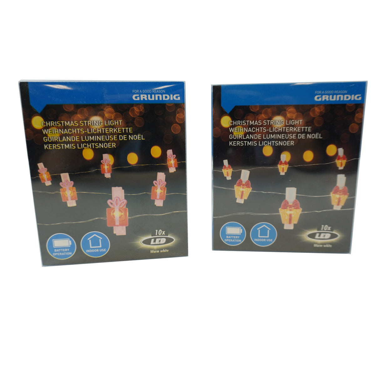 Karácsonyi fényfüzér 10 LED-es 120 cm