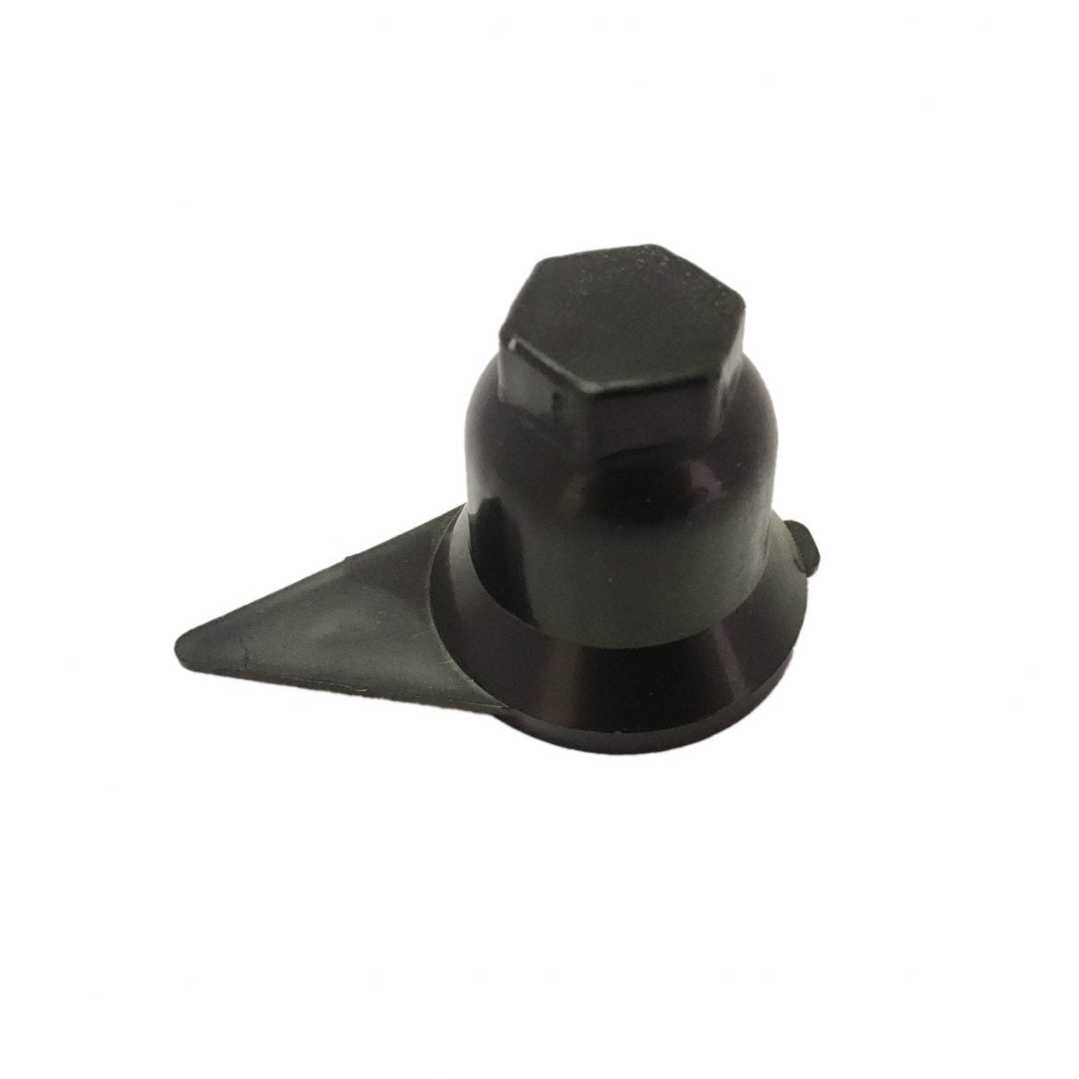 Wheel nut cover with looseness indicator, plastic, 33, black