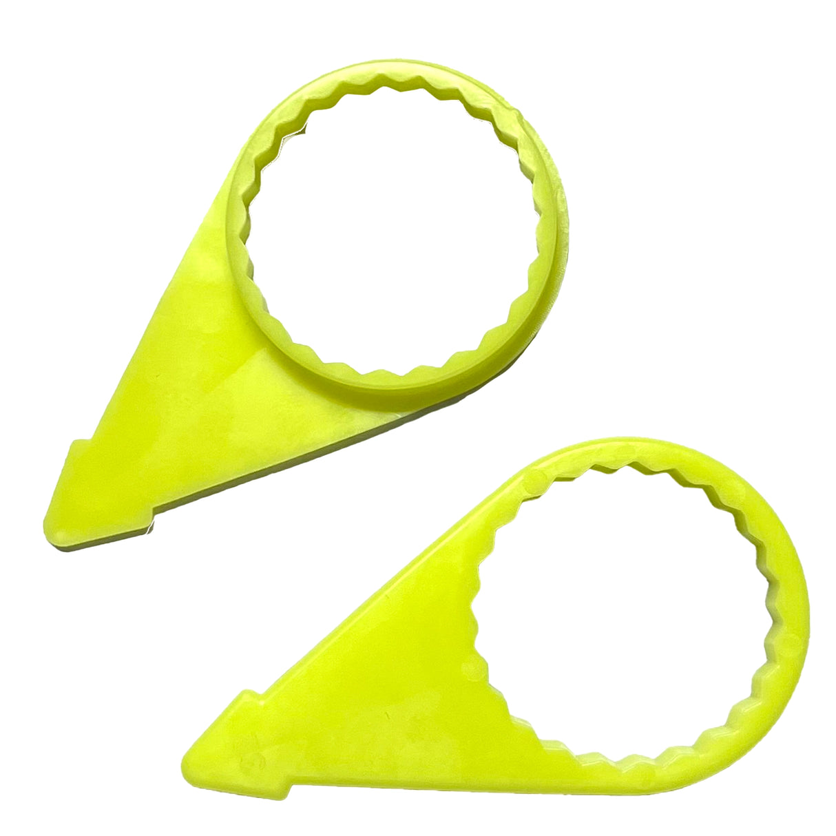 Wheel loosening marker ring plastic