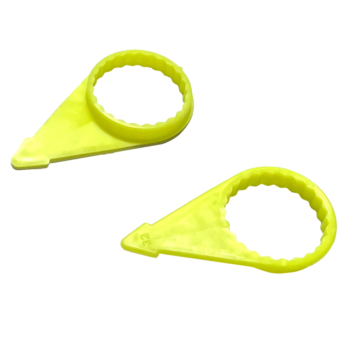 Wheel loosening marker ring plastic