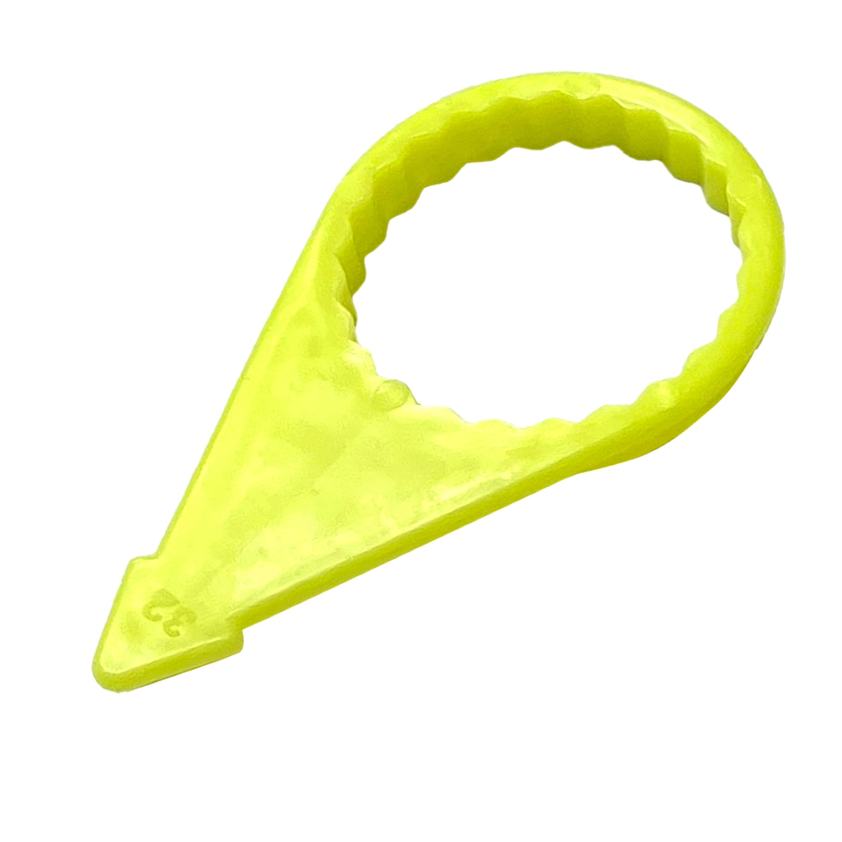 Wheel loosening marker ring plastic