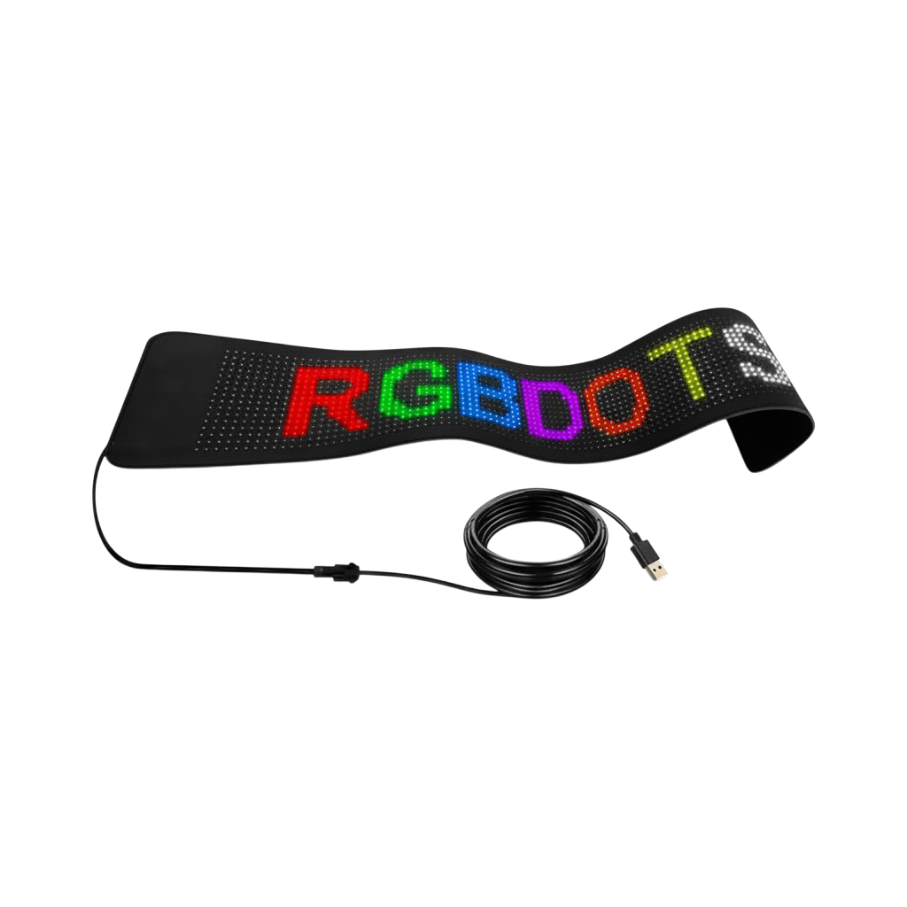 Flexibilis LED kijelző Devil Eyes szemanimációval Bluetooth vezérléssel autóhoz és kamionhoz