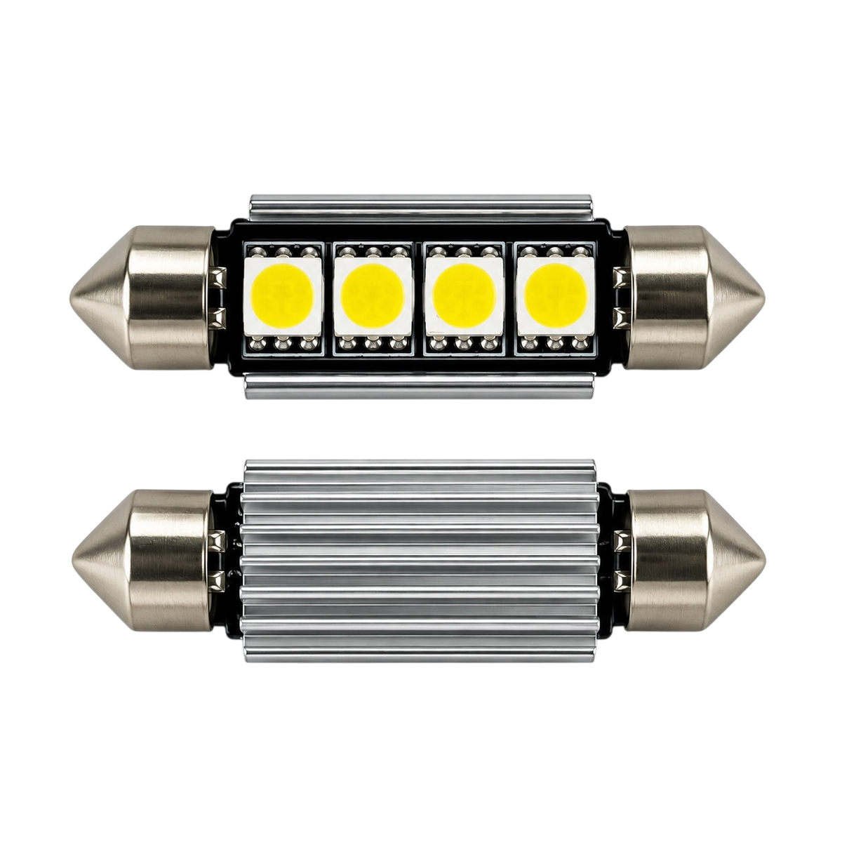 SMD LED szofita izzó 4 LED Canbus fehér