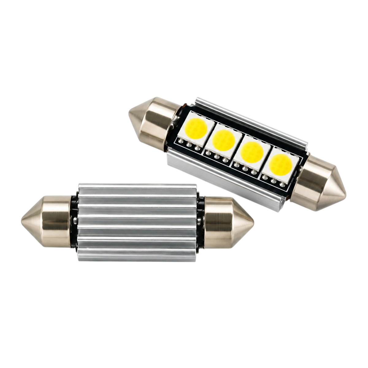 SMD LED szofita izzó 4 LED Canbus fehér