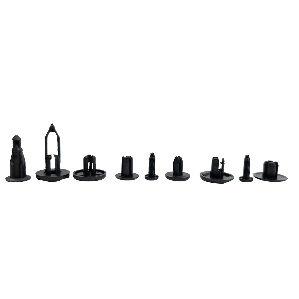 Snap fastener kit plastic 16 types 625 pcs