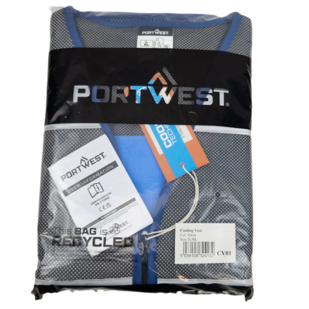 Cooling vest reflex grey