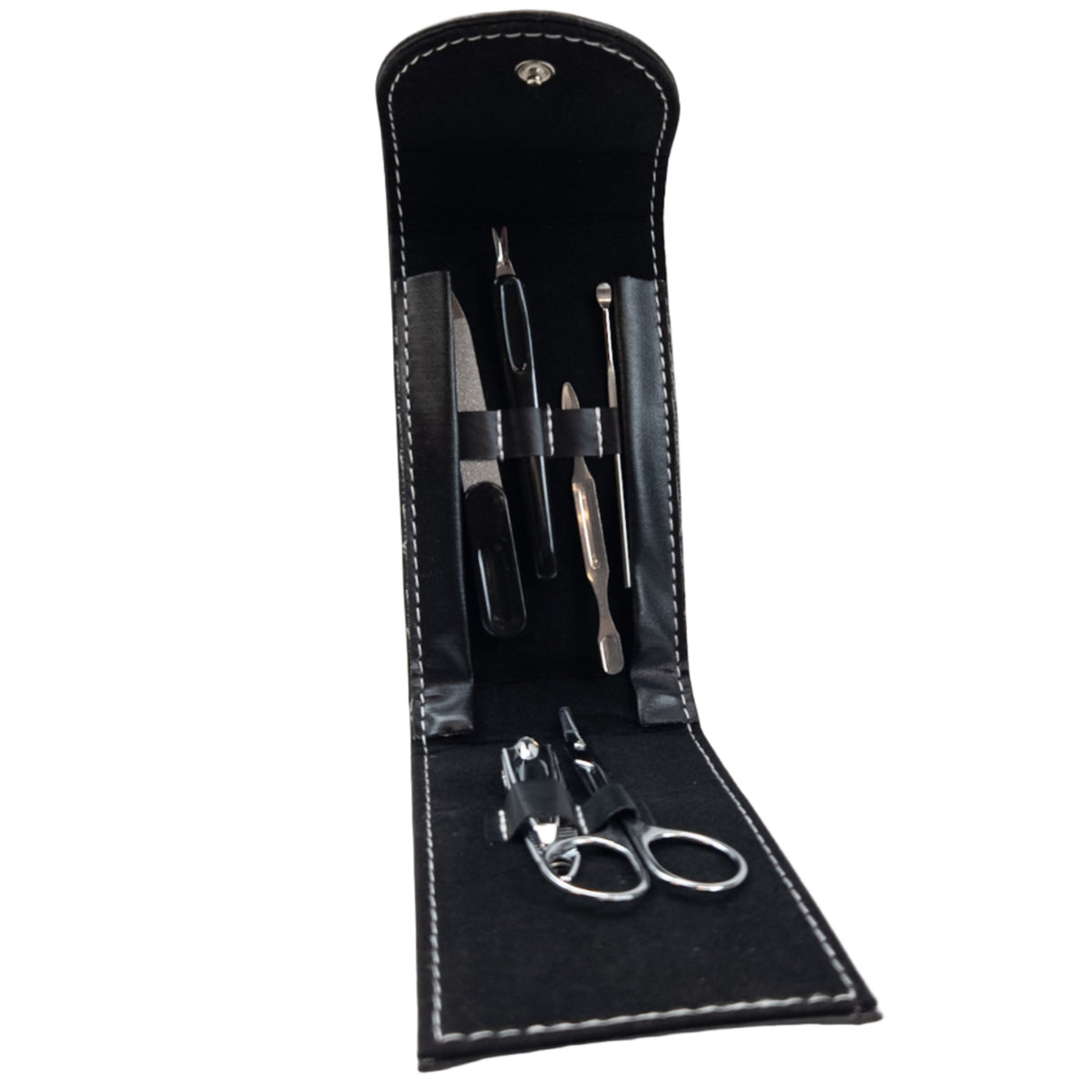 Manicure set in snap-closure case, 6 pieces