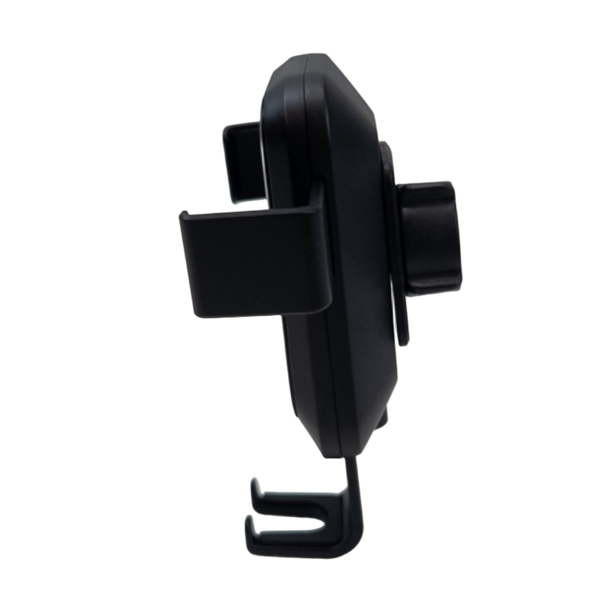 Car phone holder attachable to the ventilation grille with wireless charging