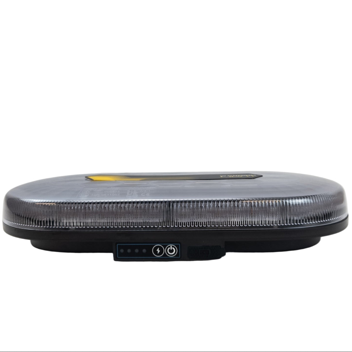 Light bar flashing yellow