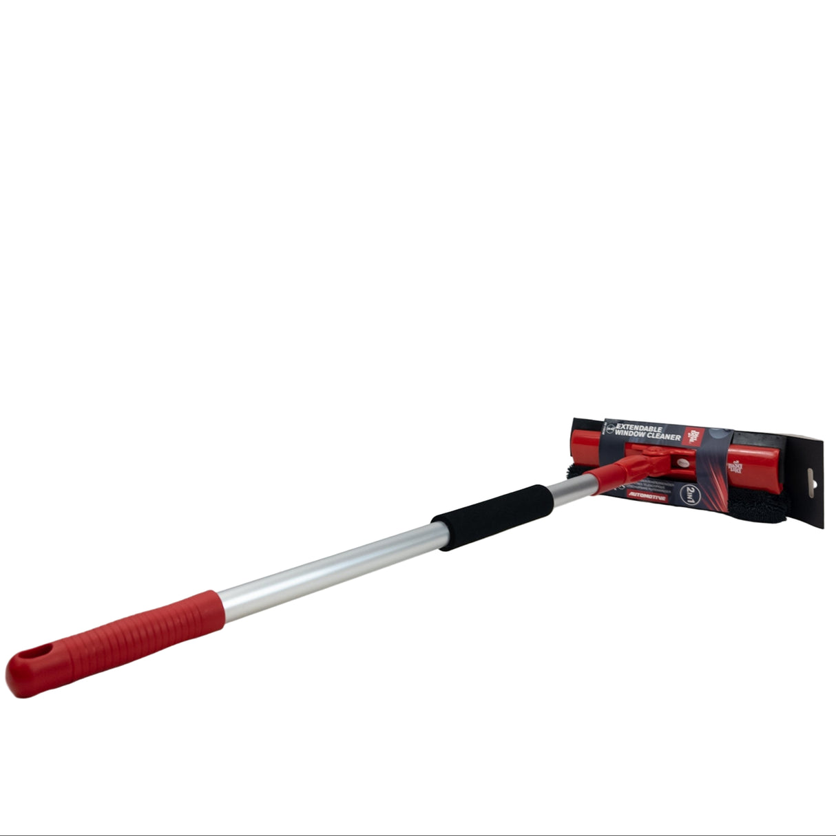 Window squeegee with sponge and adjustable handle 68cm