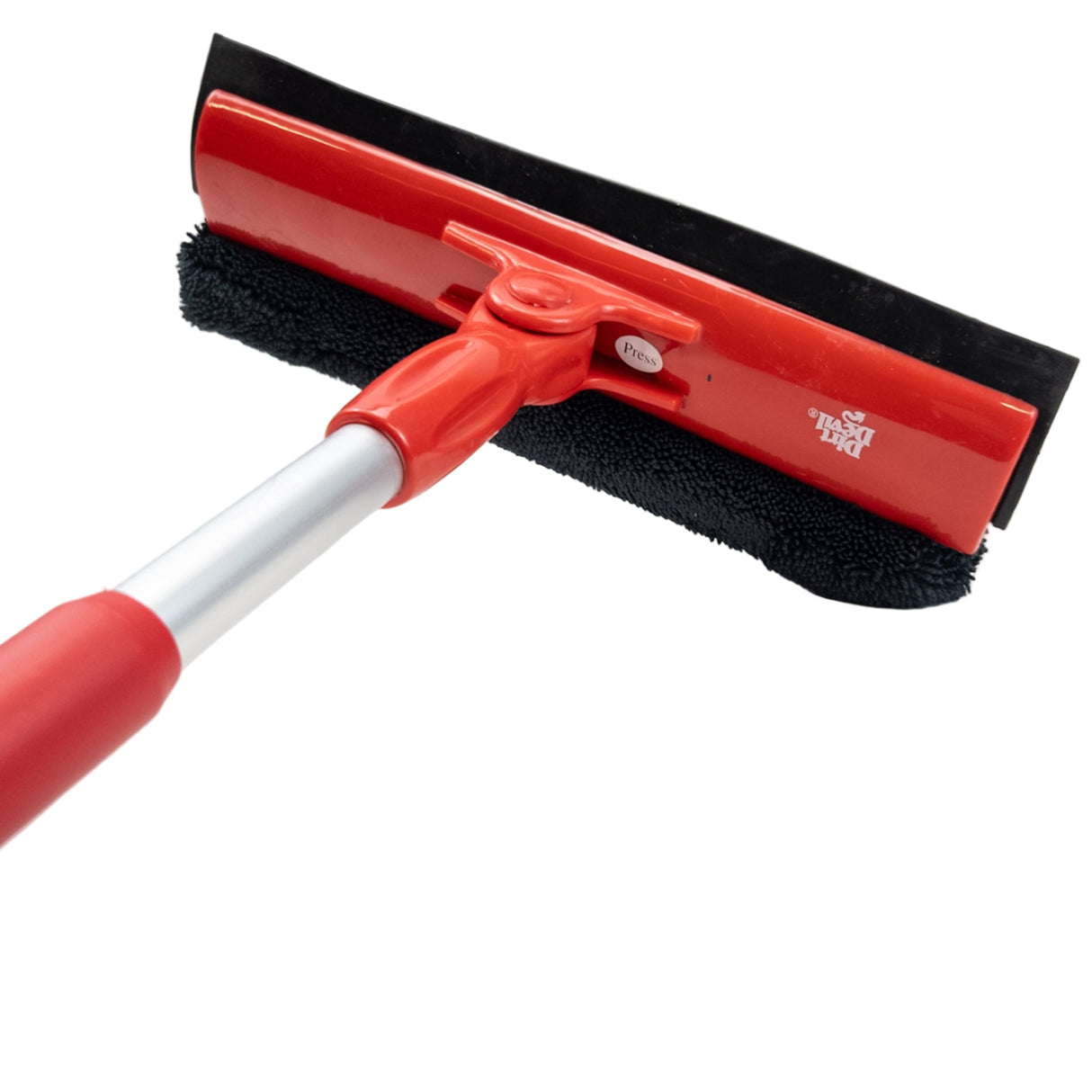 Window squeegee with sponge and adjustable handle 68cm