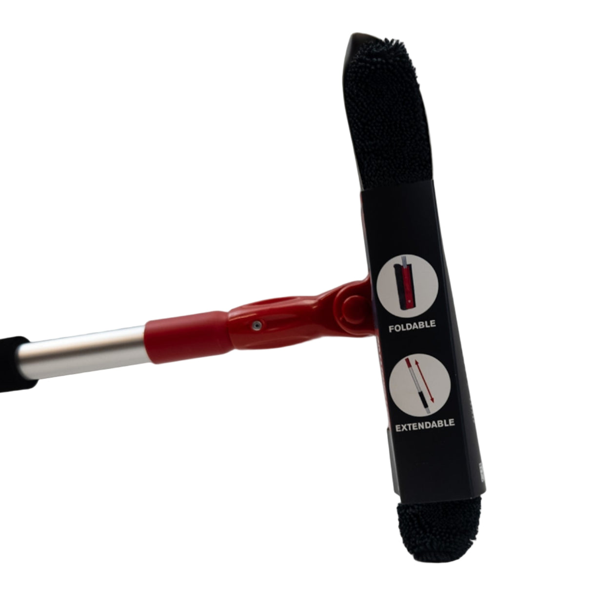 Window squeegee with sponge and adjustable handle 68cm