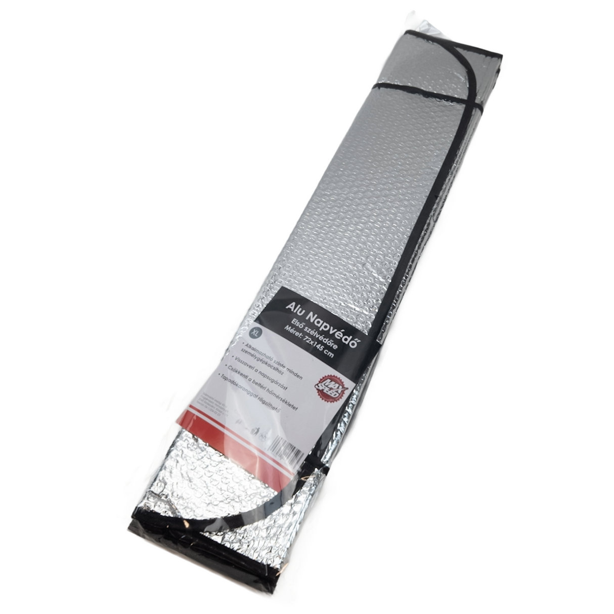 Napfényvédő és jegesedésgátló szélvédőre alu 72x145cm