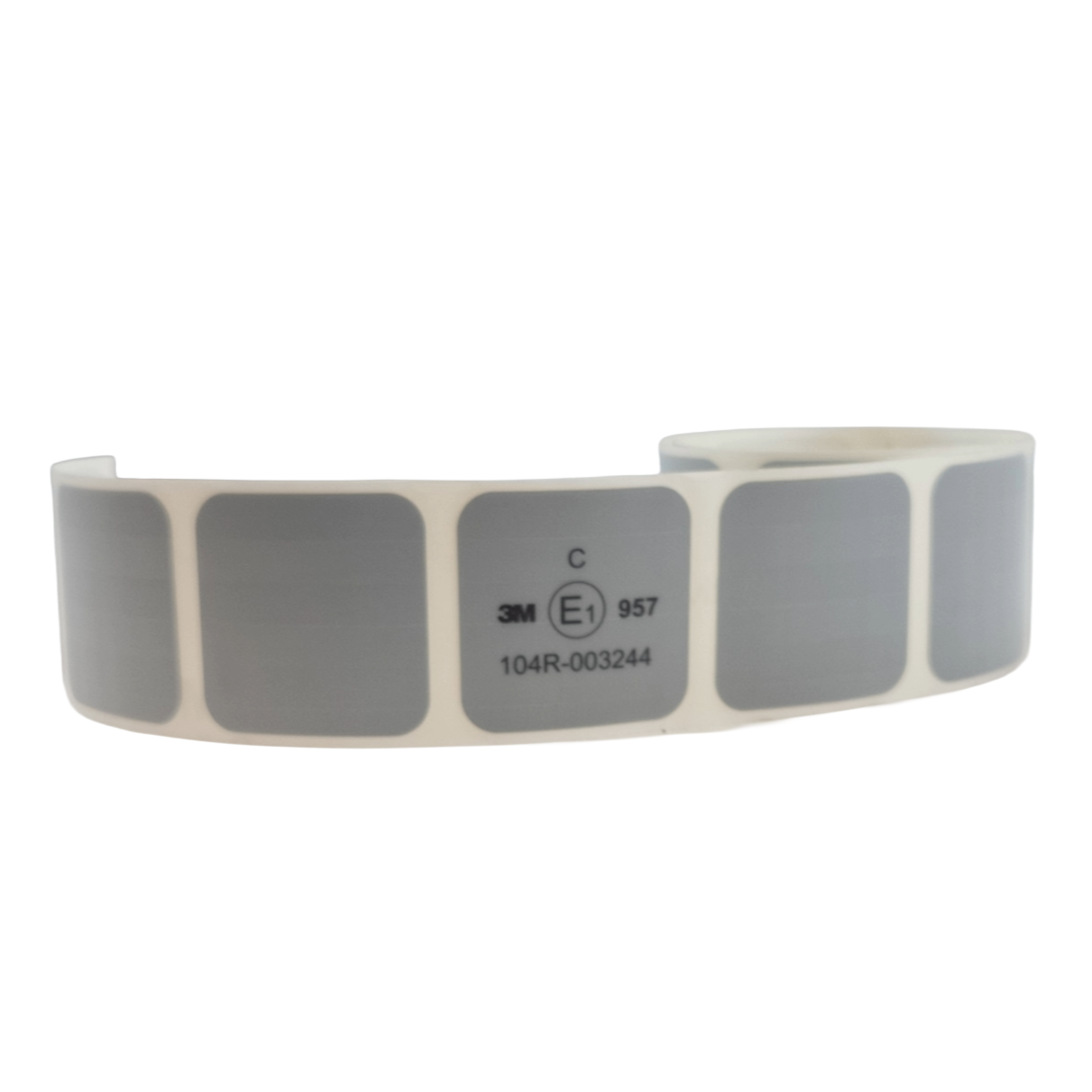 Fényvisszaverő szalag ponyvára öntapadós kockák 1m