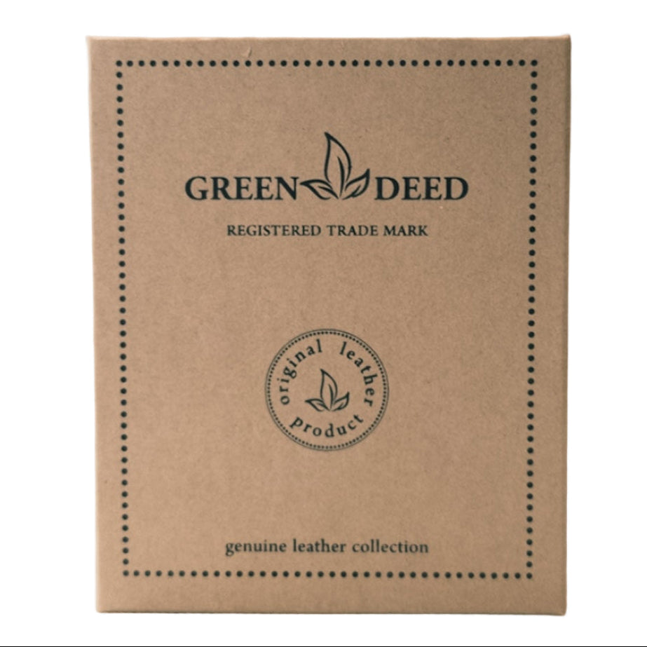 Bőr pénztárca vadászos barna