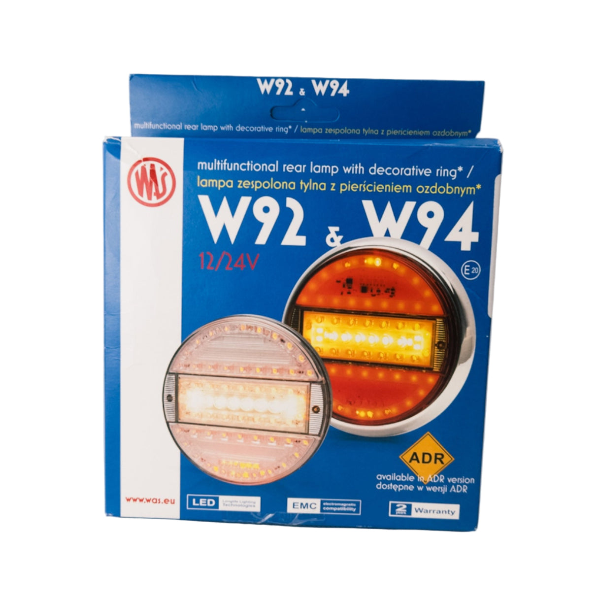 Hátsó ködlámpa LED kerek indexes