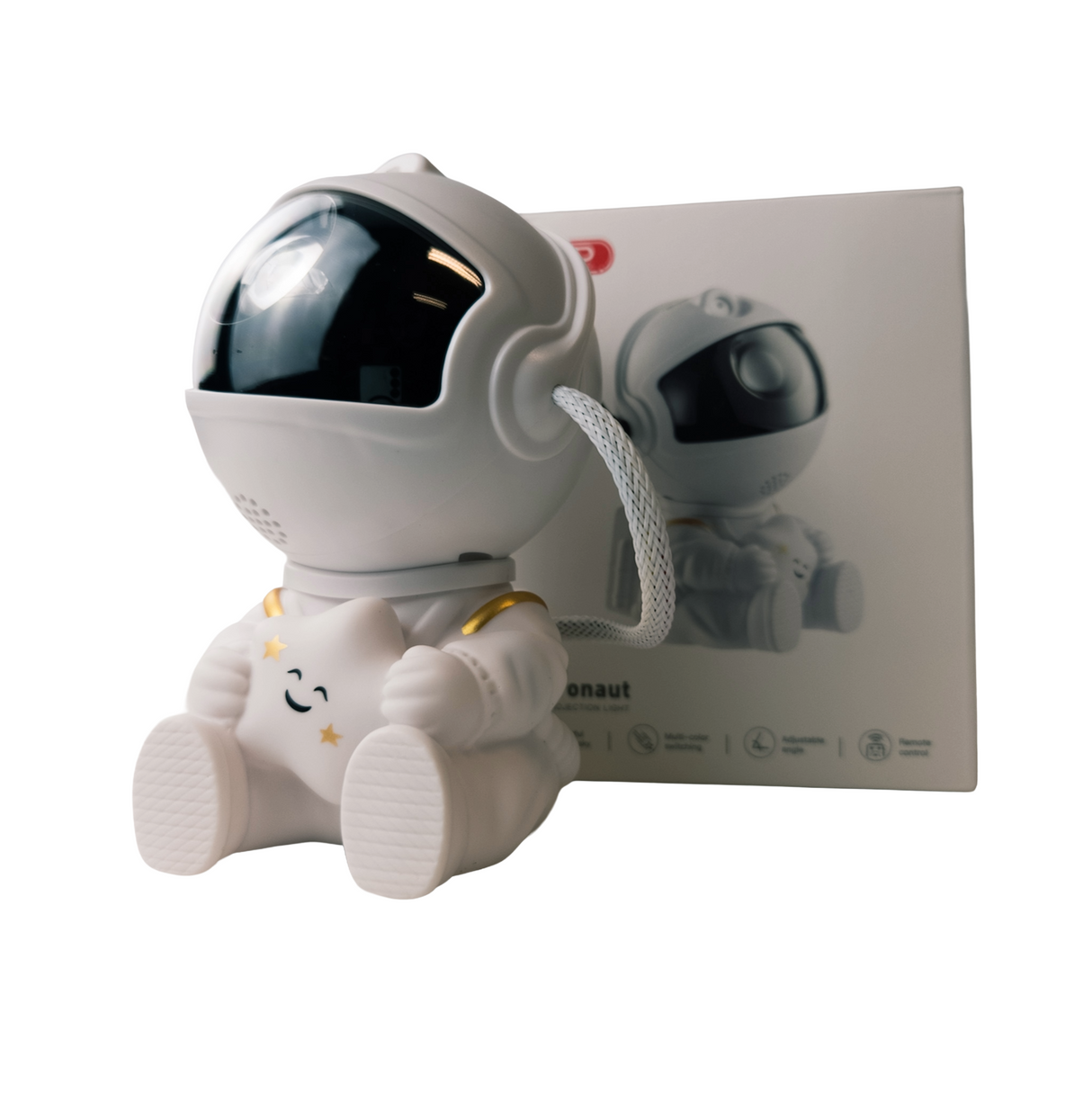 Galaxis projektor mini astronaut fehér