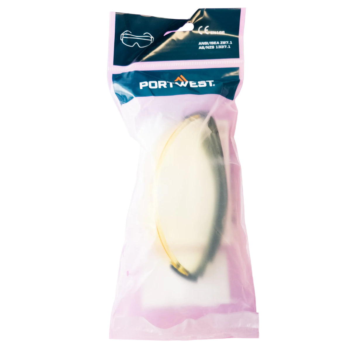 Safety glasses with UV protection yellow