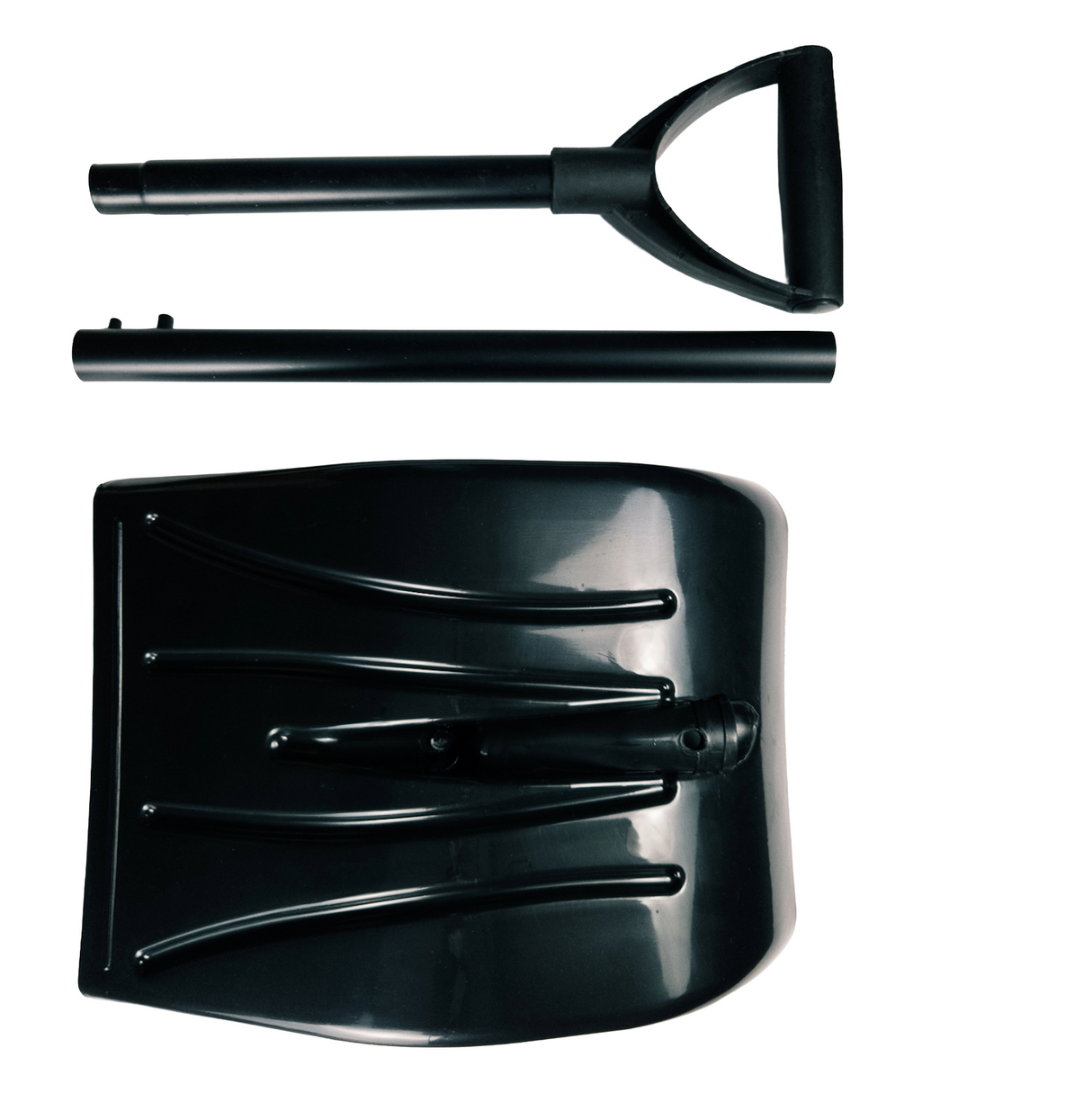 Car snow shovel, plastic, with detachable handle, 96x24cm