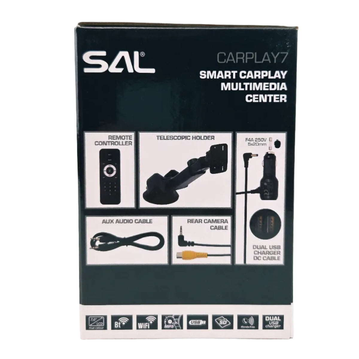 CarPlay multimedia center Apple/Android 7" IPS LCD