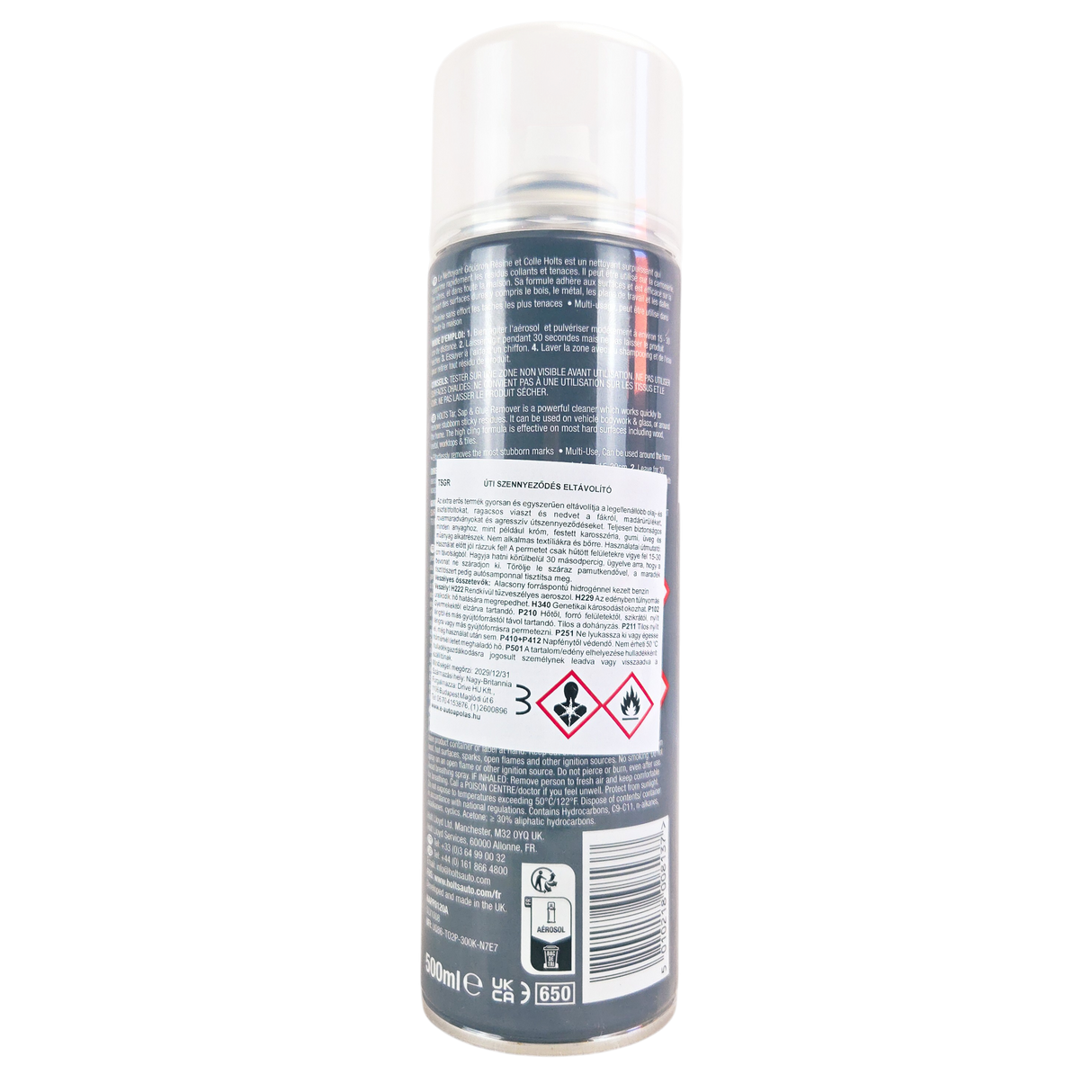 Ragasztó eltávolító spray makacs szennyeződések ellen 500 ml