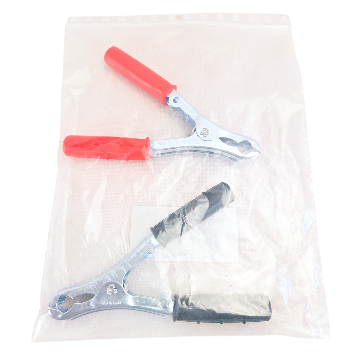 Jumper cable clips red/black set in pairs