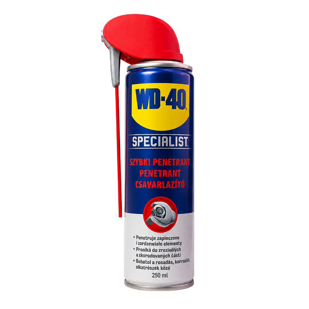 Wd40 csavarlazító spray gyorshatású 360°-os szelep fejjel 250ml