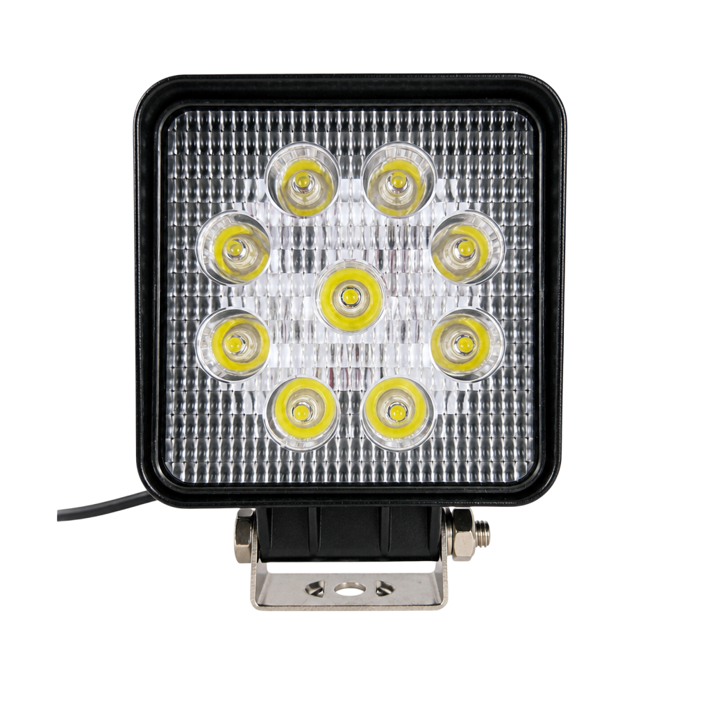 Led munkalámpa szögletes szúró fénnyel 27W