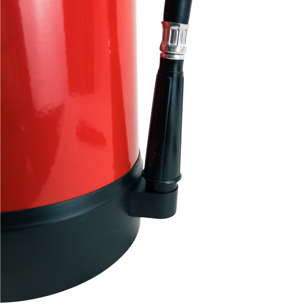 Powder fire extinguisher ABC with bracket and pressure gauge