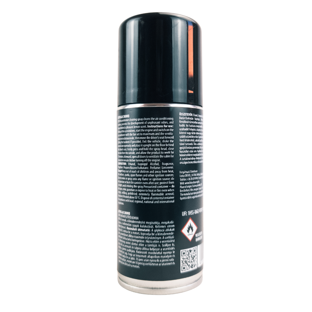 Autó klímatisztító bomba citrom illattal 100ml