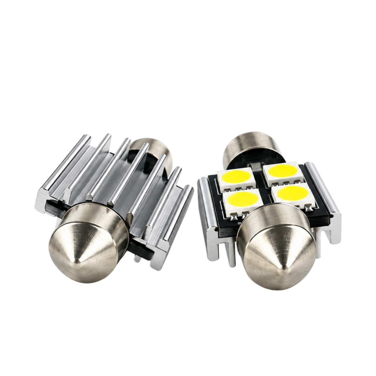 SMD LED szofita izzó 4 LED Canbus fehér