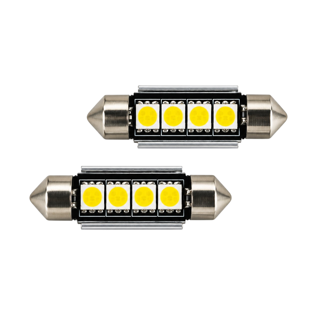 SMD LED szofita izzó 4 LED Canbus fehér